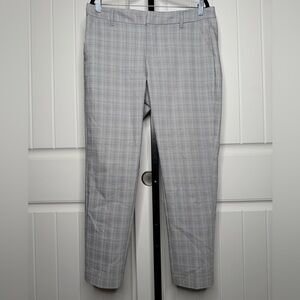 Liverpool Women’s Misty Light Gray Checkered Pants